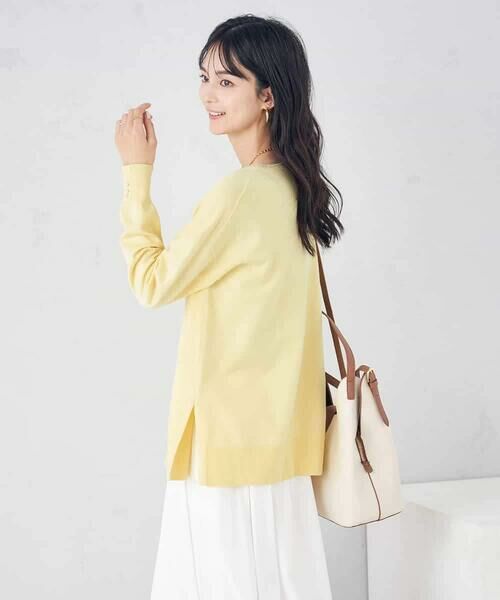 a.v.v / アー・ヴェ・ヴェ ニット・セーター | 袖パール付きチュニックニット | 詳細3