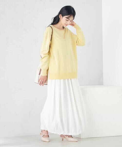 a.v.v / アー・ヴェ・ヴェ ニット・セーター | 袖パール付きチュニックニット | 詳細5