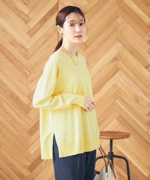 a.v.v / アー・ヴェ・ヴェ ニット・セーター | 袖パール付きチュニックニット | 詳細7