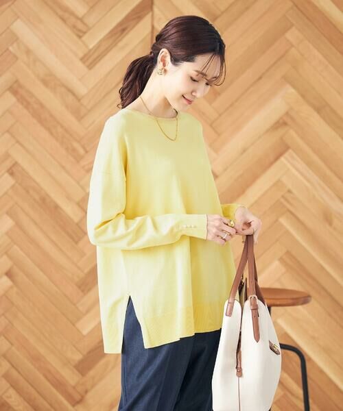 a.v.v / アー・ヴェ・ヴェ ニット・セーター | 袖パール付きチュニックニット | 詳細8