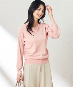 a.v.v / アー・ヴェ・ヴェ ニット・セーター | プリーツスリーブニット