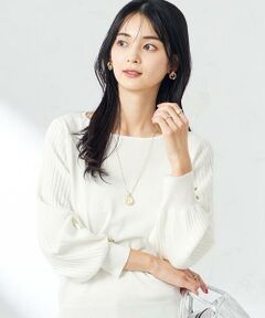 a.v.v / アー・ヴェ・ヴェ ニット・セーター | プリーツスリーブニット