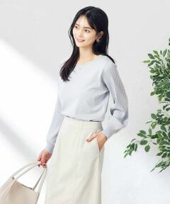 a.v.v / アー・ヴェ・ヴェ ニット・セーター | プリーツスリーブニット