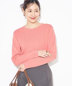 a.v.v / アー・ヴェ・ヴェ ニット・セーター | 【洗える/UVカット】クルーネック美ラクるニット