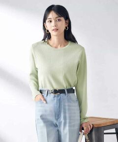 a.v.v / アー・ヴェ・ヴェ ニット・セーター | 【洗える/UVカット】クルーネック美ラクるニット