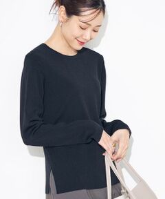 a.v.v / アー・ヴェ・ヴェ ニット・セーター | 【洗える/UVカット】クルーネック美ラクるニット