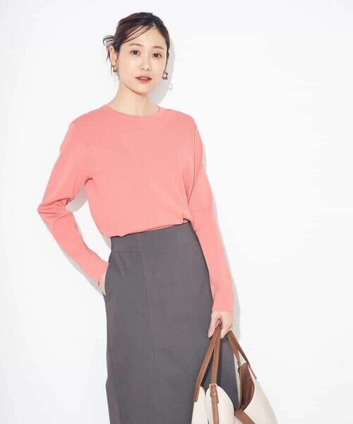 a.v.v / アー・ヴェ・ヴェ ニット・セーター | 【洗える/UVカット】クルーネック美ラクるニット | 詳細1