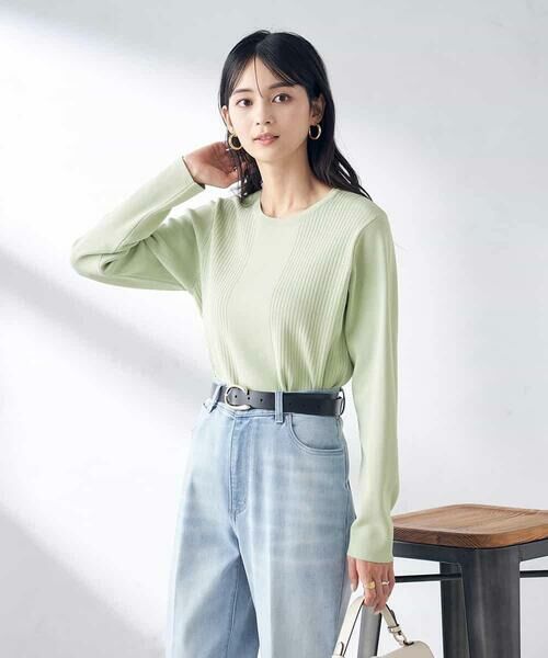 a.v.v / アー・ヴェ・ヴェ ニット・セーター | 【洗える/UVカット】クルーネック美ラクるニット | 詳細19