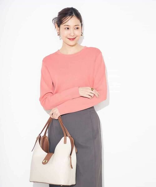 a.v.v / アー・ヴェ・ヴェ ニット・セーター | 【洗える/UVカット】クルーネック美ラクるニット | 詳細2