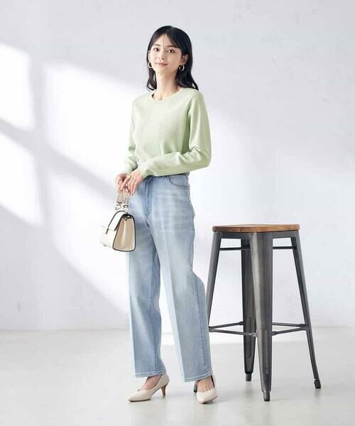 a.v.v / アー・ヴェ・ヴェ ニット・セーター | 【洗える/UVカット】クルーネック美ラクるニット | 詳細21