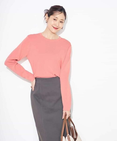 a.v.v / アー・ヴェ・ヴェ ニット・セーター | 【洗える/UVカット】クルーネック美ラクるニット | 詳細3