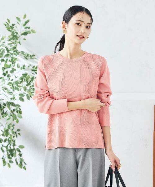 a.v.v / アー・ヴェ・ヴェ ニット・セーター | 【洗える/UVカット】クルーネック美ラクるニット | 詳細7