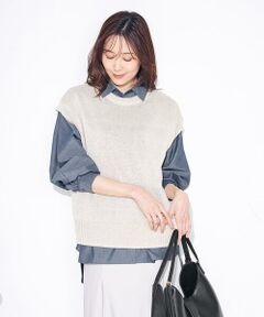 a.v.v / アー・ヴェ・ヴェ ニット・セーター | ラメリリヤンニットベスト