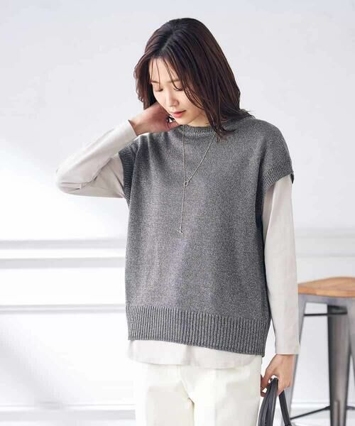 a.v.v / アー・ヴェ・ヴェ ニット・セーター | ラメリリヤンニットベスト | 詳細17