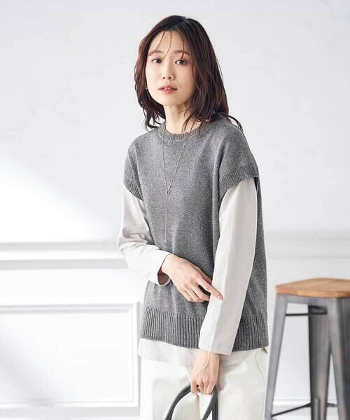 a.v.v / アー・ヴェ・ヴェ ニット・セーター | ラメリリヤンニットベスト | 詳細18