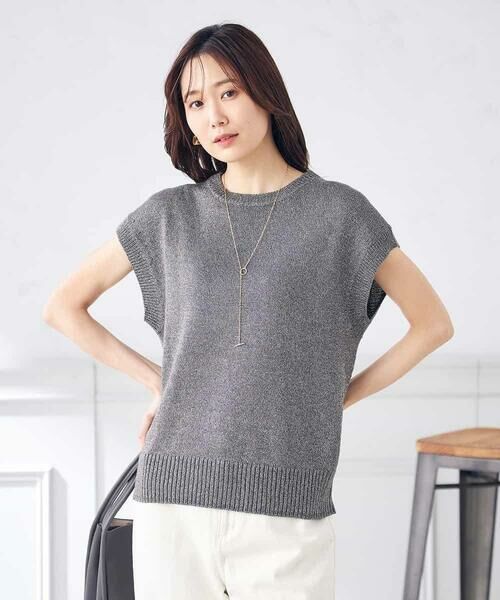 a.v.v / アー・ヴェ・ヴェ ニット・セーター | ラメリリヤンニットベスト | 詳細19
