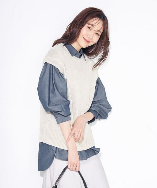 a.v.v / アー・ヴェ・ヴェ ニット・セーター | ラメリリヤンニットベスト | 詳細2