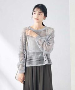 a.v.v / アー・ヴェ・ヴェ ニット・セーター | ラメメッシュニット