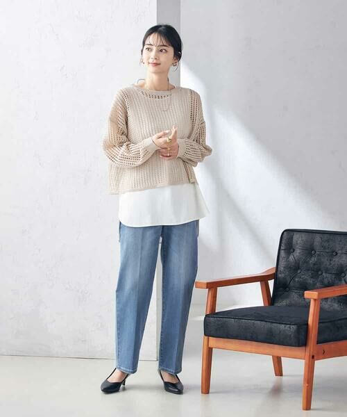 a.v.v / アー・ヴェ・ヴェ ニット・セーター | ラメメッシュニット | 詳細12