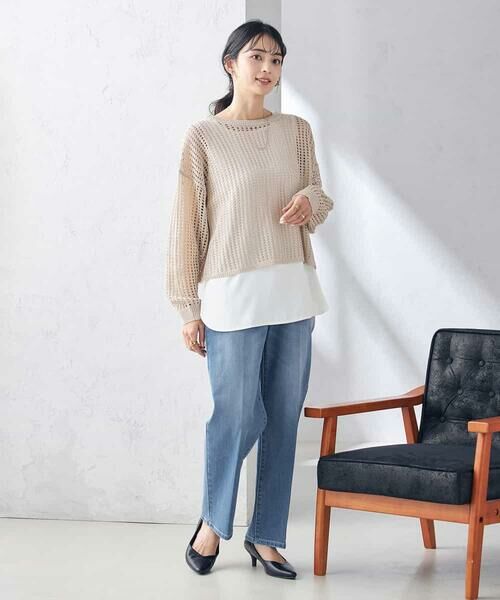 a.v.v / アー・ヴェ・ヴェ ニット・セーター | ラメメッシュニット | 詳細13