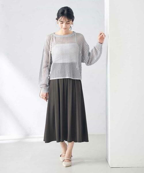 a.v.v / アー・ヴェ・ヴェ ニット・セーター | ラメメッシュニット | 詳細16