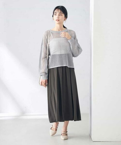 a.v.v / アー・ヴェ・ヴェ ニット・セーター | ラメメッシュニット | 詳細17