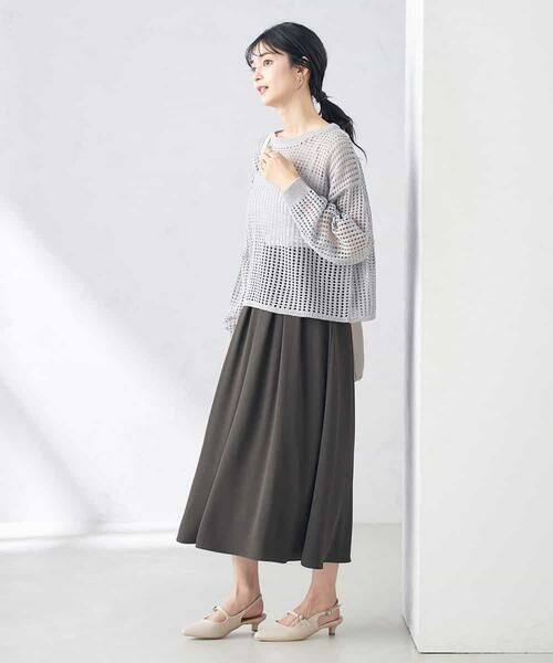 a.v.v / アー・ヴェ・ヴェ ニット・セーター | ラメメッシュニット | 詳細18