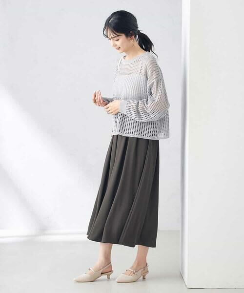 a.v.v / アー・ヴェ・ヴェ ニット・セーター | ラメメッシュニット | 詳細19