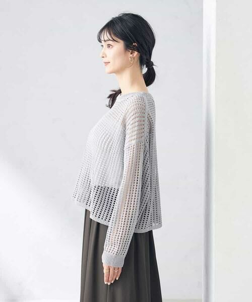 a.v.v / アー・ヴェ・ヴェ ニット・セーター | ラメメッシュニット | 詳細21