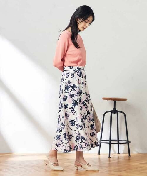 a.v.v / アー・ヴェ・ヴェ ロング・マキシ丈スカート | 花柄ブッチャースカート | 詳細7