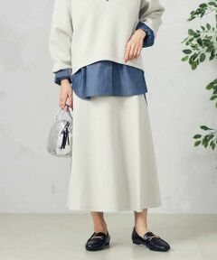 a.v.v / アー・ヴェ・ヴェ ロング・マキシ丈スカート | 【セットアップ対応】ダンボールフレアスカート