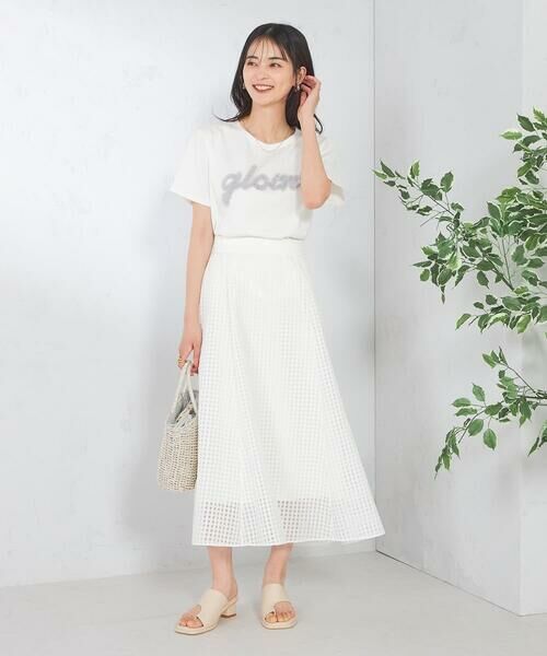 a.v.v / アー・ヴェ・ヴェ ロング・マキシ丈スカート | シアーチェックフレアスカート | 詳細16