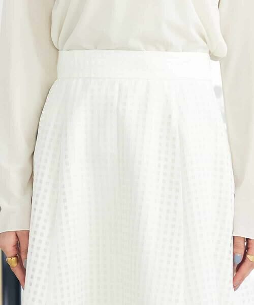 a.v.v / アー・ヴェ・ヴェ ロング・マキシ丈スカート | シアーチェックフレアスカート | 詳細22