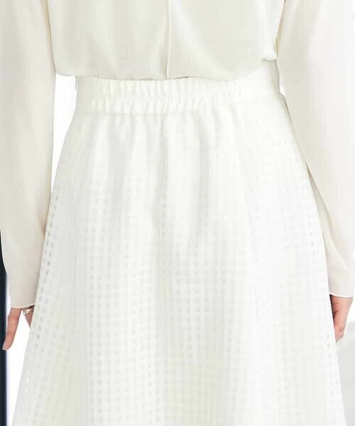 a.v.v / アー・ヴェ・ヴェ ロング・マキシ丈スカート | シアーチェックフレアスカート | 詳細23