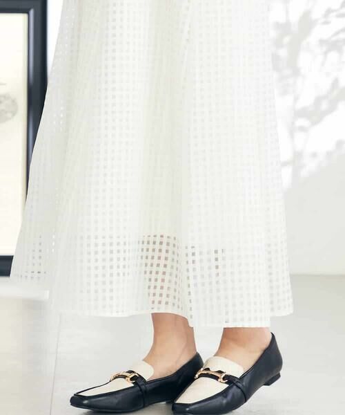 a.v.v / アー・ヴェ・ヴェ ロング・マキシ丈スカート | シアーチェックフレアスカート | 詳細24