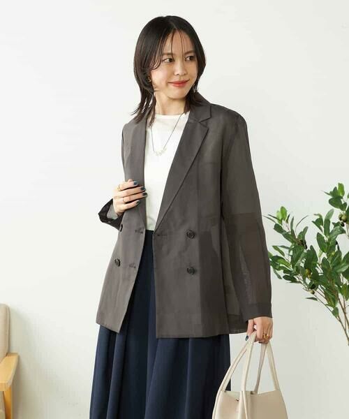 a.v.v / アー・ヴェ・ヴェ テーラードジャケット | シアーダブルジャケット | 詳細13