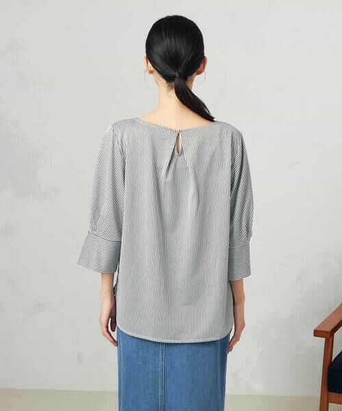 a.v.v / アー・ヴェ・ヴェ カットソー | 【UVカット/イージーケア】ストライプタックスリーブカットソー | 詳細13