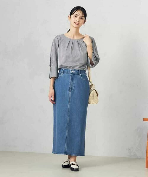 a.v.v / アー・ヴェ・ヴェ カットソー | 【UVカット/イージーケア】ストライプタックスリーブカットソー | 詳細8