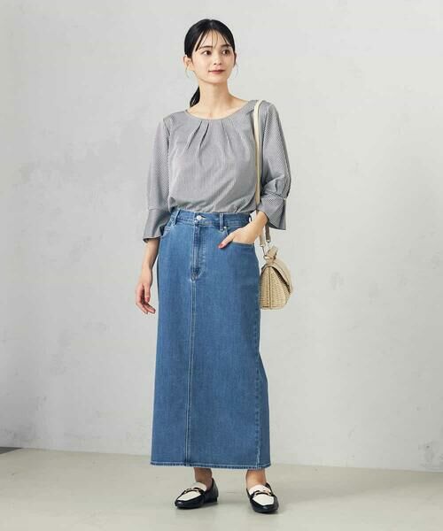 a.v.v / アー・ヴェ・ヴェ カットソー | 【UVカット/イージーケア】ストライプタックスリーブカットソー | 詳細9