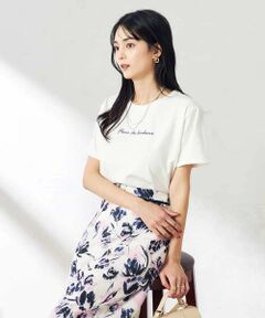 a.v.v / アー・ヴェ・ヴェ カットソー | 【コットン100％】ハンドレター調ロゴTシャツ