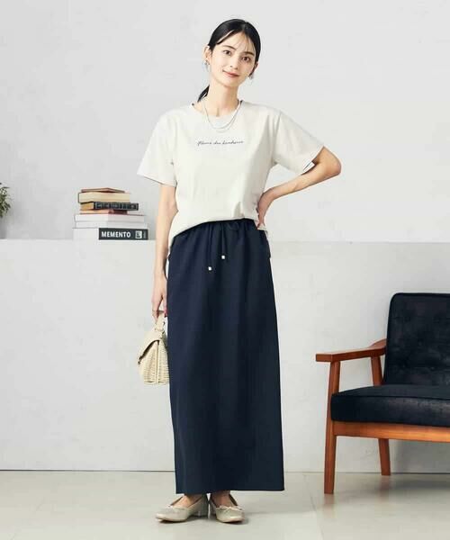 a.v.v / アー・ヴェ・ヴェ カットソー | 【コットン100%】ハンドレター調ロゴTシャツ | 詳細1