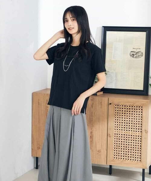 a.v.v / アー・ヴェ・ヴェ カットソー | 【コットン100%】ハンドレター調ロゴTシャツ | 詳細12