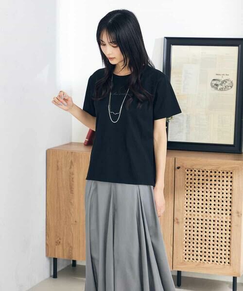 a.v.v / アー・ヴェ・ヴェ カットソー | 【コットン100%】ハンドレター調ロゴTシャツ | 詳細13