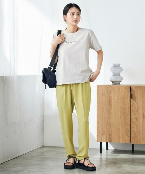 a.v.v / アー・ヴェ・ヴェ カットソー | 【コットン100%】ハンドレター調ロゴTシャツ | 詳細3