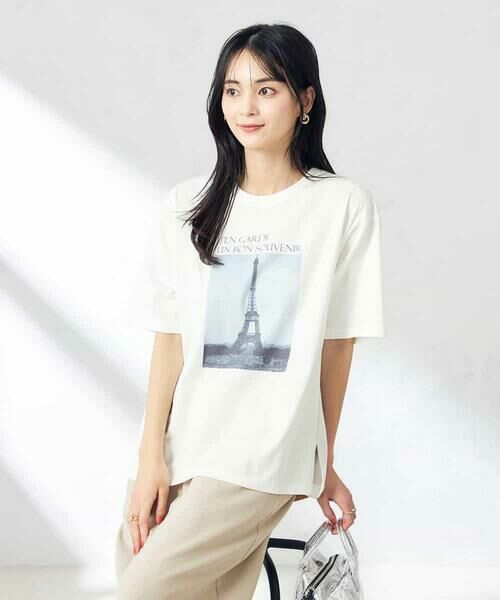 a.v.v / アー・ヴェ・ヴェ カットソー | 【コットン100％】フォトプリントTシャツ | 詳細2