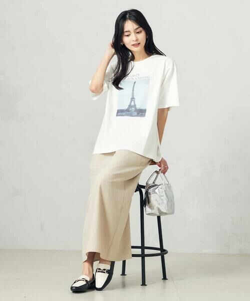 a.v.v / アー・ヴェ・ヴェ カットソー | 【コットン100％】フォトプリントTシャツ | 詳細3