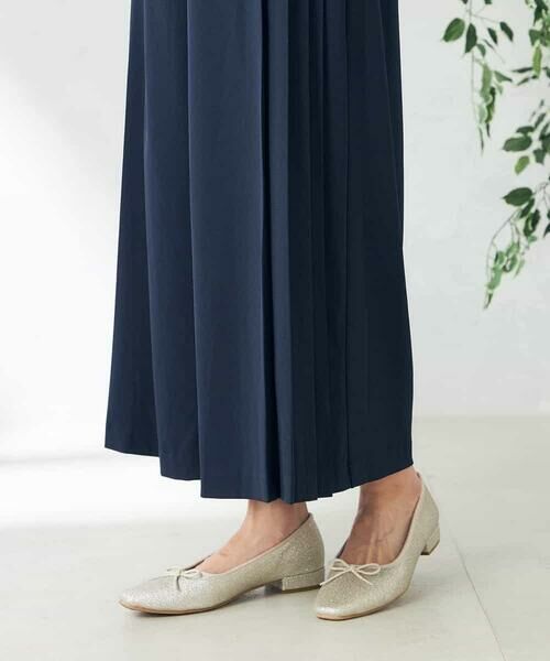 a.v.v / アー・ヴェ・ヴェ ショート・ハーフ・半端丈パンツ | 【洗える/ストレッチ】サイドプリーツワイドパンツ | 詳細29