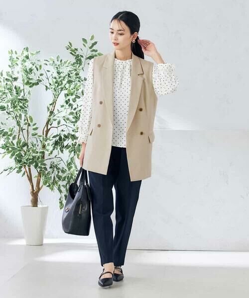 a.v.v / アー・ヴェ・ヴェ シャツ・ブラウス | タックネックブラウス | 詳細9