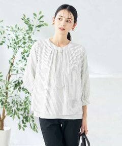 a.v.v / アー・ヴェ・ヴェ シャツ・ブラウス | 【洗える】チャーム付きボウタイブラウス