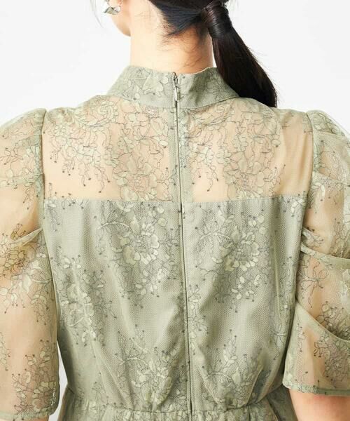 a.v.v / アー・ヴェ・ヴェ ドレス | チュールレイヤードウエスト切り替えレースワンピース | 詳細11